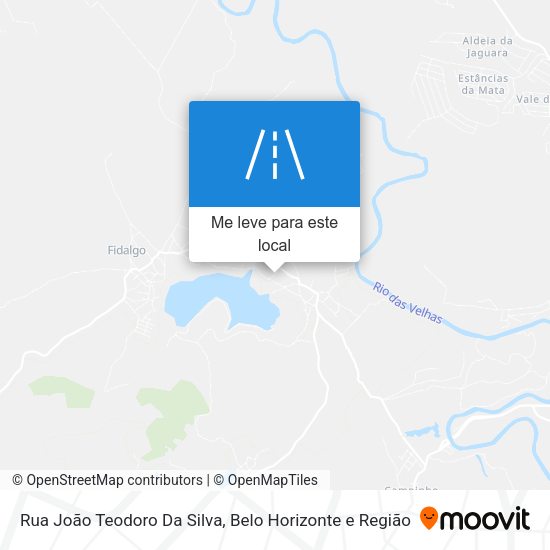 Rua João Teodoro Da Silva mapa