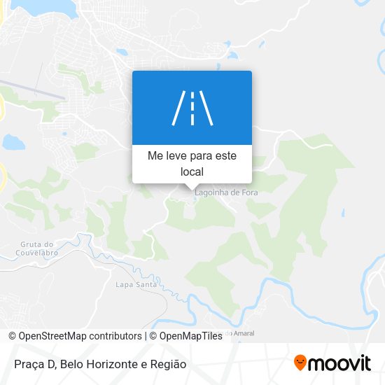 Praça D mapa