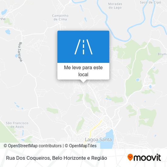Rua Dos Coqueiros mapa