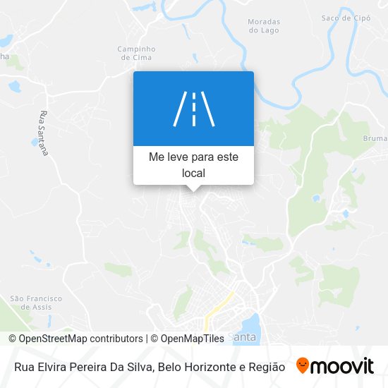 Rua Elvira Pereira Da Silva mapa