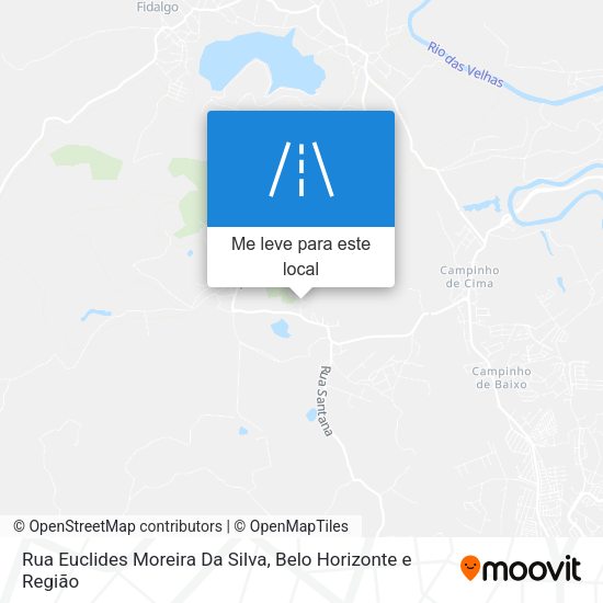 Rua Euclides Moreira Da Silva mapa