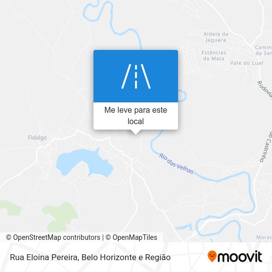 Rua Eloina Pereira mapa