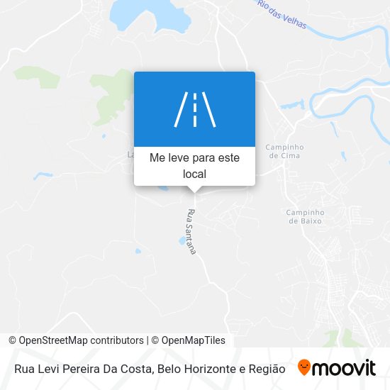 Rua Levi Pereira Da Costa mapa