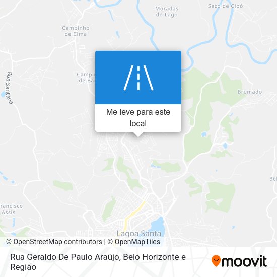 Rua Geraldo De Paulo Araújo mapa