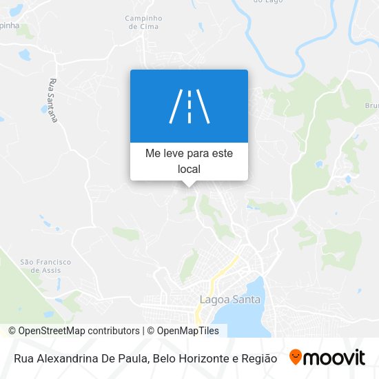 Rua Alexandrina De Paula mapa