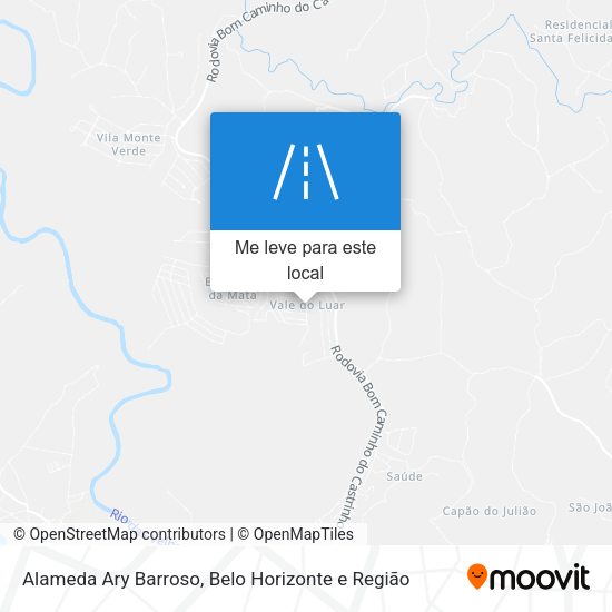 Alameda Ary Barroso mapa
