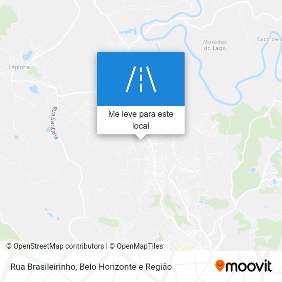 Rua Brasileirinho mapa