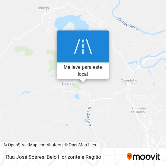 Rua José Soares mapa