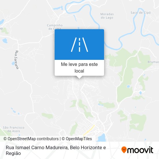 Rua Ismael Carno Madureira mapa