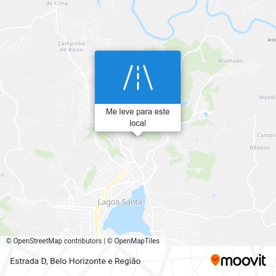 Estrada D mapa