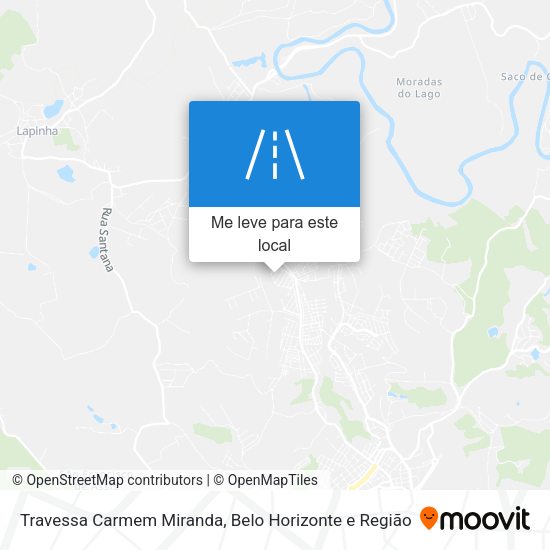 Travessa Carmem Miranda mapa