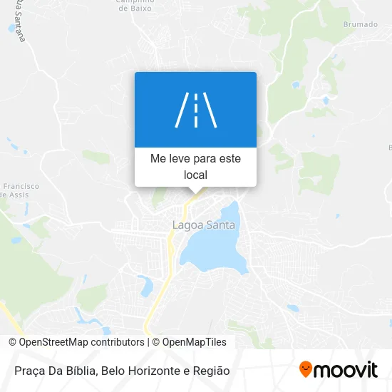 Praça Da Bíblia mapa