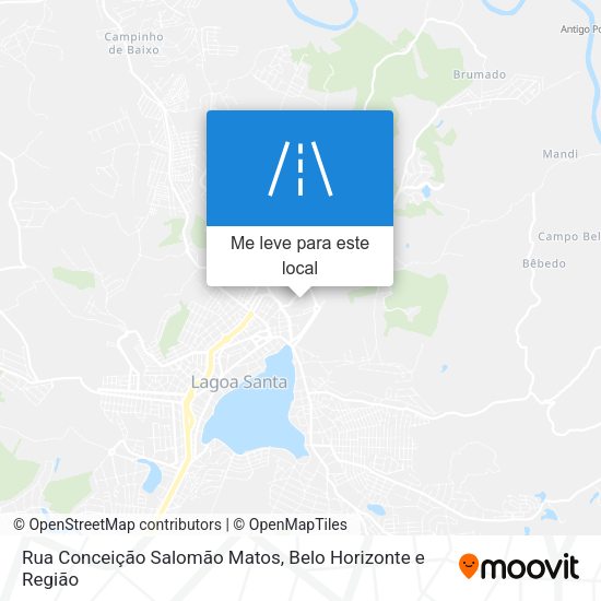 Rua Conceição Salomão Matos mapa