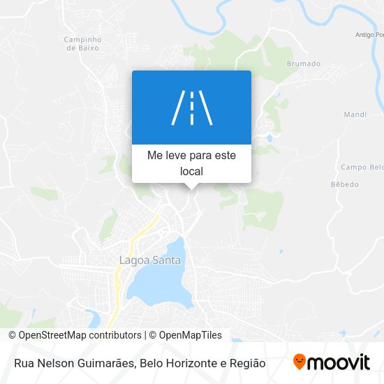 Rua Nelson Guimarães mapa