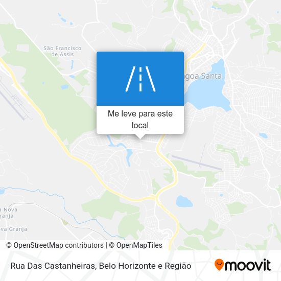 Rua Das Castanheiras mapa