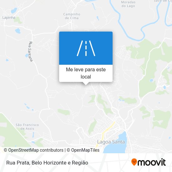 Rua Prata mapa