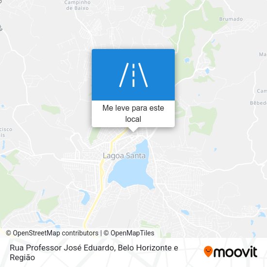Rua Professor José Eduardo mapa
