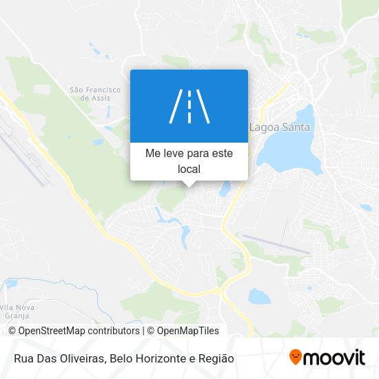 Rua Das Oliveiras mapa