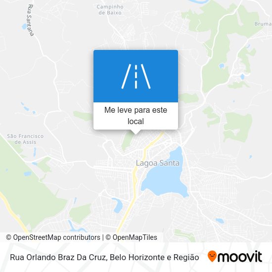 Rua Orlando Braz Da Cruz mapa