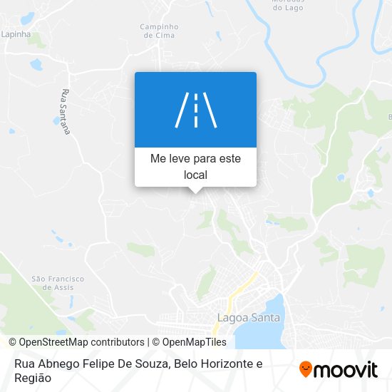 Rua Abnego Felipe De Souza mapa
