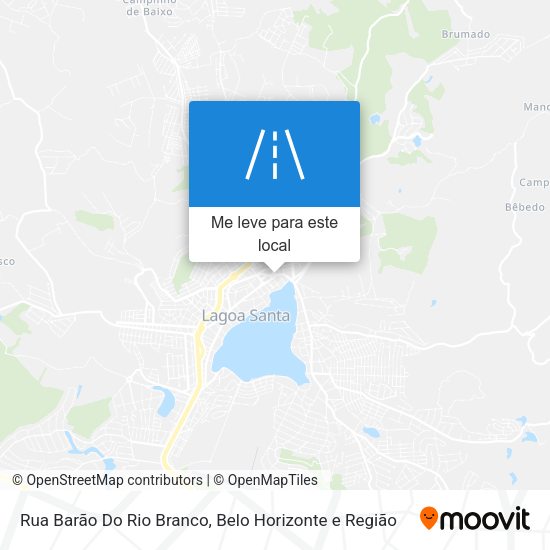Rua Barão Do Rio Branco mapa