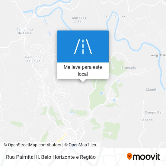 Rua Palmital II mapa