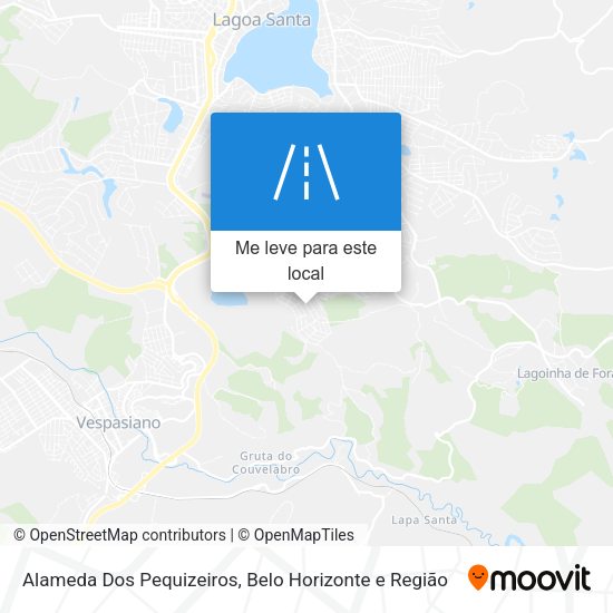 Alameda Dos Pequizeiros mapa