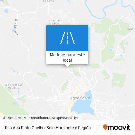 Rua Ana Pinto Coelho mapa