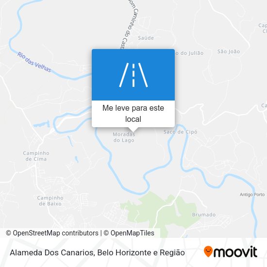 Alameda Dos Canarios mapa