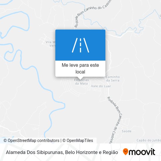 Alameda Dos Sibipurunas mapa