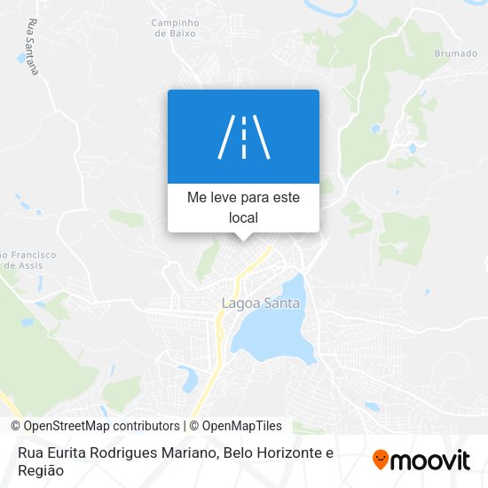 Rua Eurita Rodrigues Mariano mapa