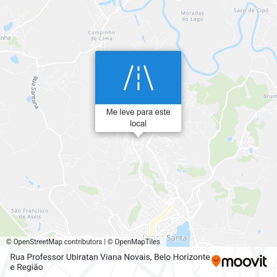 Rua Professor Ubiratan Viana Novais mapa