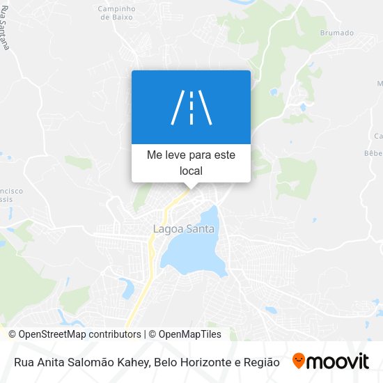 Rua Anita Salomão Kahey mapa