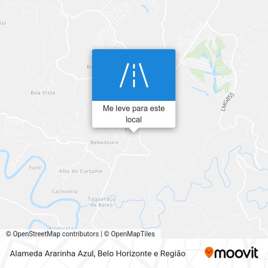 Alameda Ararinha Azul mapa