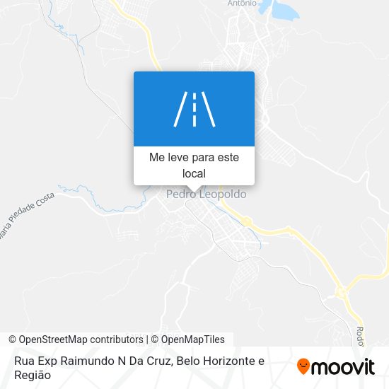 Rua Exp Raimundo N Da Cruz mapa