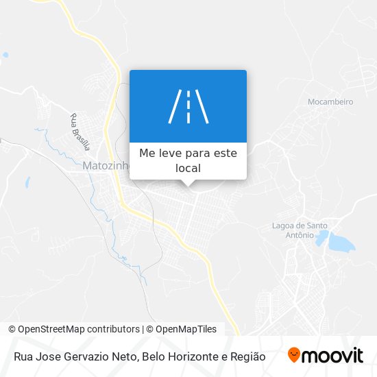 Rua Jose Gervazio Neto mapa