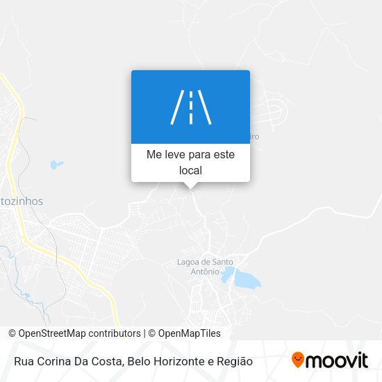 Rua Corina Da Costa mapa