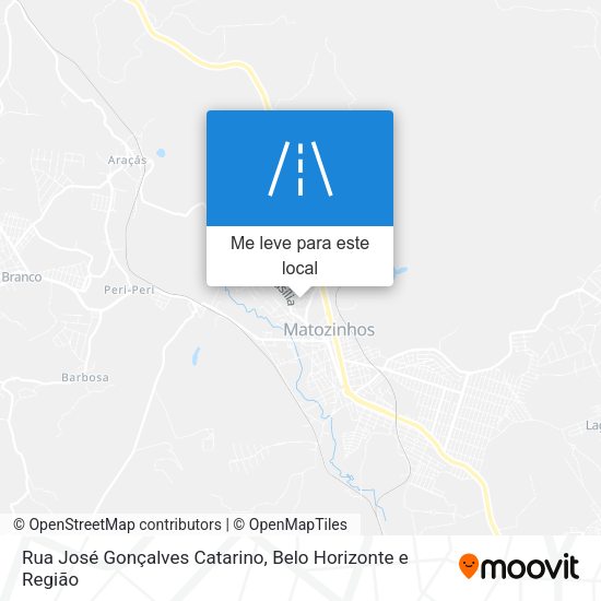 Rua José Gonçalves Catarino mapa