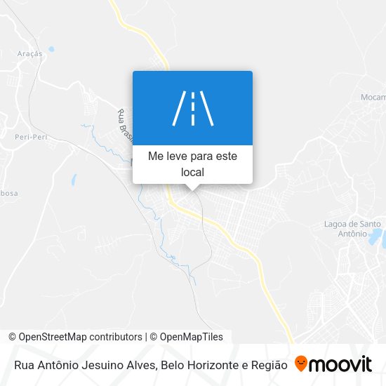 Rua Antônio Jesuino Alves mapa