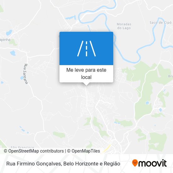 Rua Firmino Gonçalves mapa