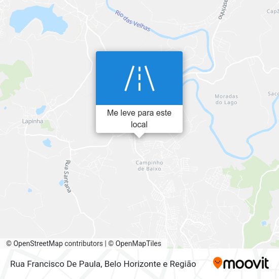 Rua Francisco De Paula mapa