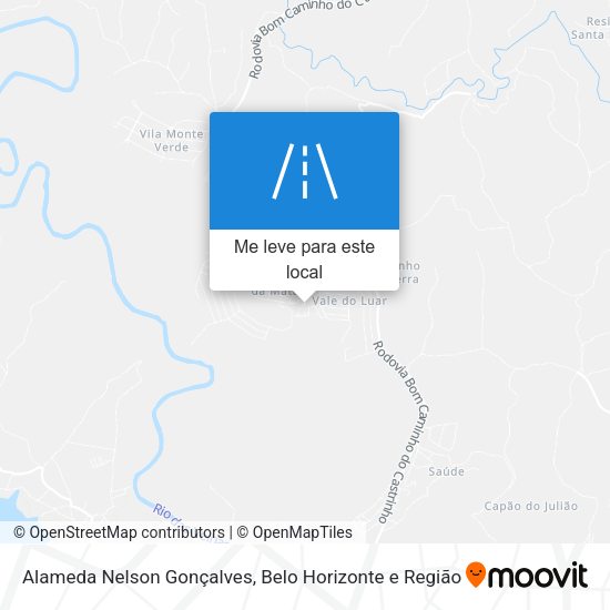 Alameda Nelson Gonçalves mapa