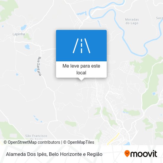 Alameda Dos Ipês mapa