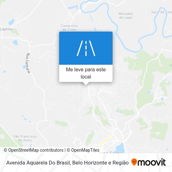 Avenida Aquarela Do Brasil mapa
