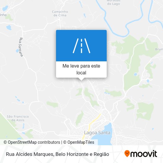 Rua Alcides Marques mapa