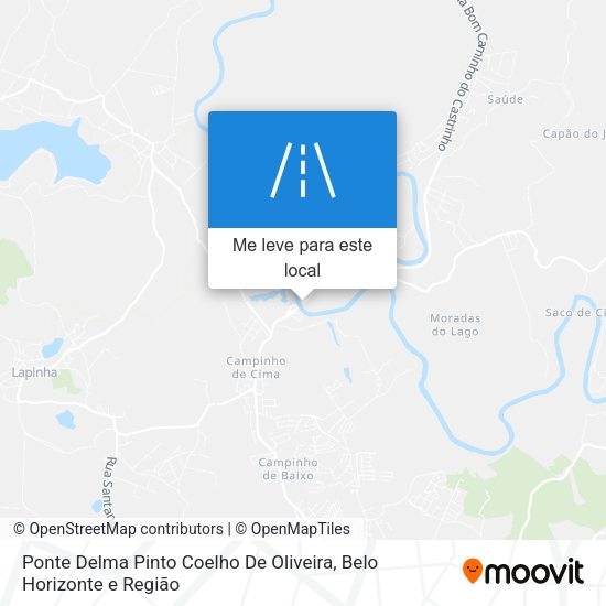 Ponte Delma Pinto Coelho De Oliveira mapa