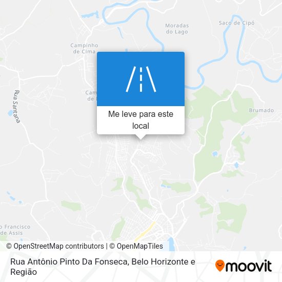 Rua Antônio Pinto Da Fonseca mapa