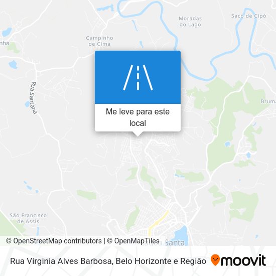 Rua Virginia Alves Barbosa mapa