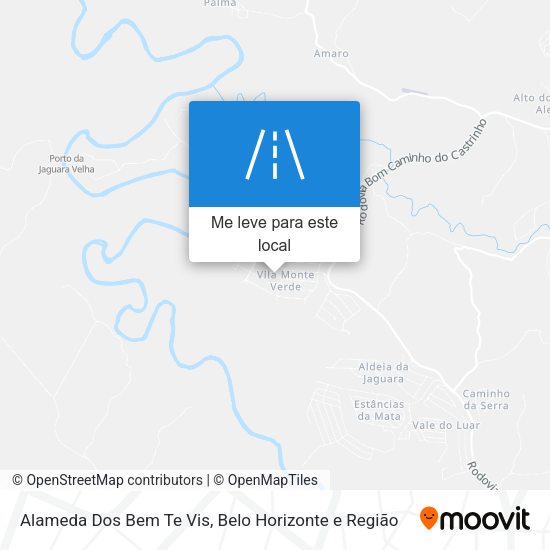Alameda Dos Bem Te Vis mapa