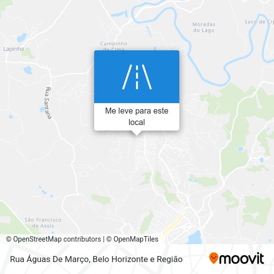 Rua Águas De Março mapa